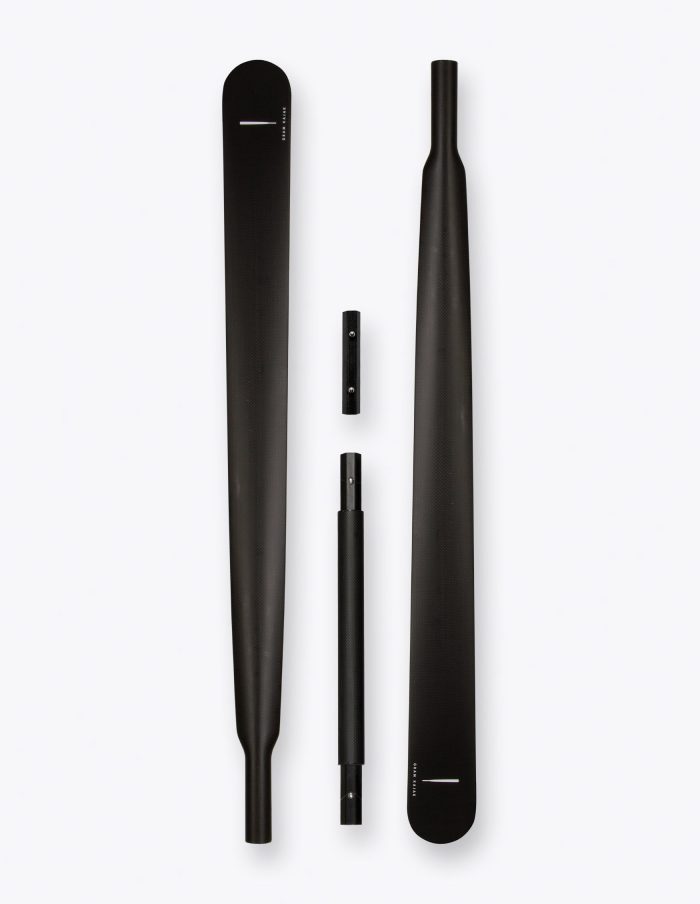Gram 9000T Split Carbon Paddle, 3 piece - marked shoulders.